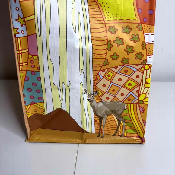 LOT 4x Trader Joe’s Georgia Peach State GA Stone Fruit Flower Tote Bag Reusable! - Picture 12 of 13